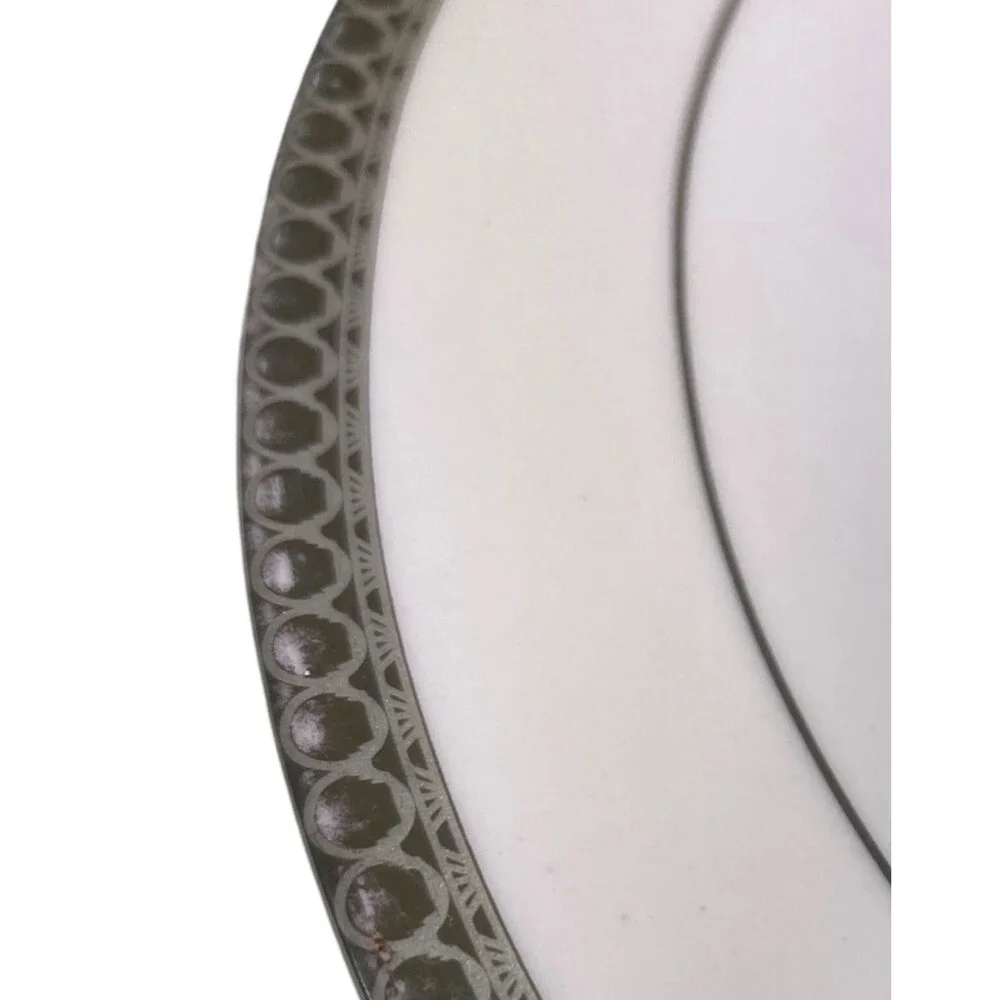 Target Home Yellow Footed Bowl Scalloped Rim Ceramic Pastel Pedestal Dish￼